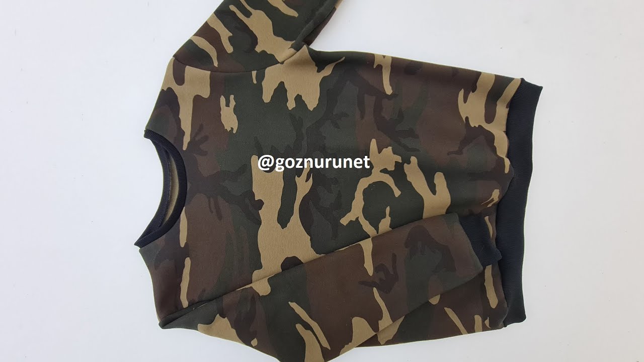 Erkek L Beden Eşofman Üstü Kesimi Ve Dikimi