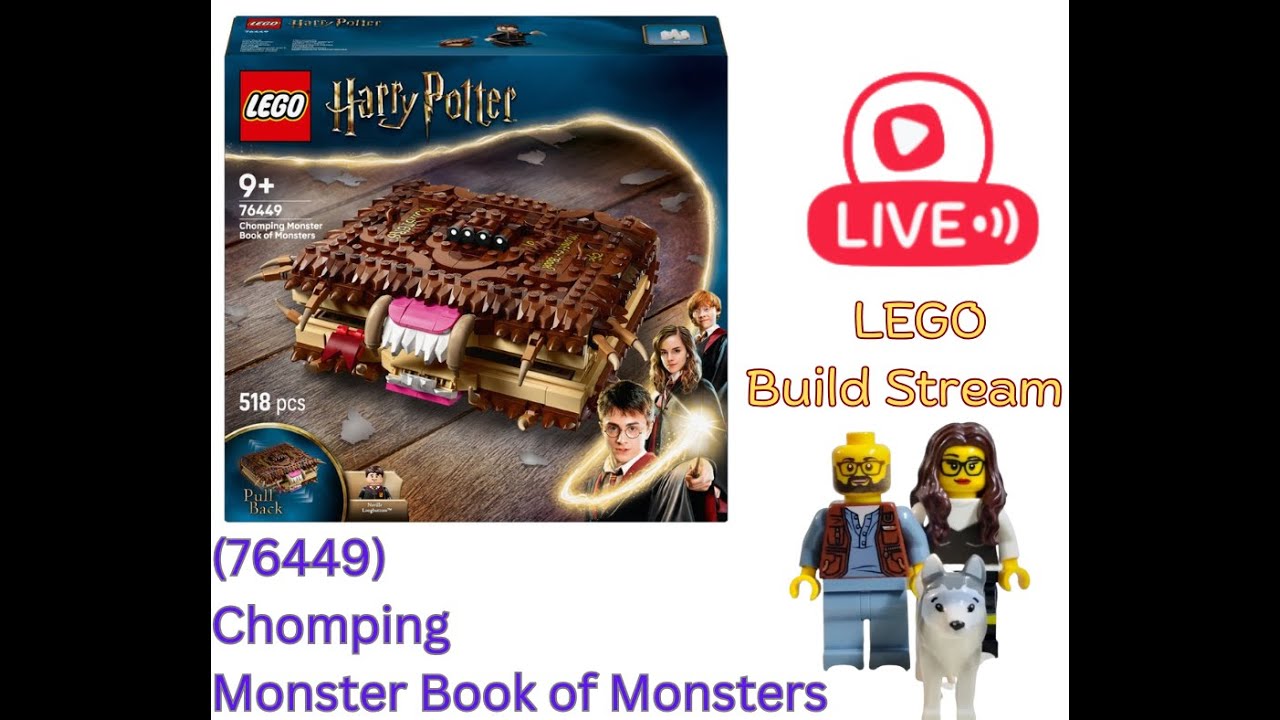 Buildng The Chomping Monster Book of Monsters 