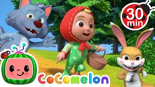 Little Red Riding Jj Costume! | Cocomelon Fantasy Animal | Cartoons & Nursery Rhymes | Moonbug Kids