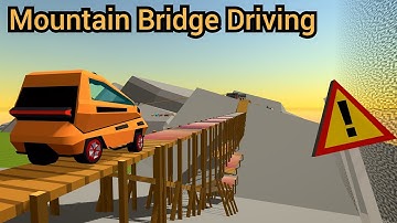 Jumping Car Vs Mountain Bridge