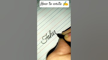 How to write in cursive writing #handwriting #veemeek #shorts