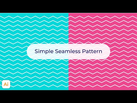 Simple Zigzag Pattern - Seamless Pattern - Adobe Illustrator Tutorials
