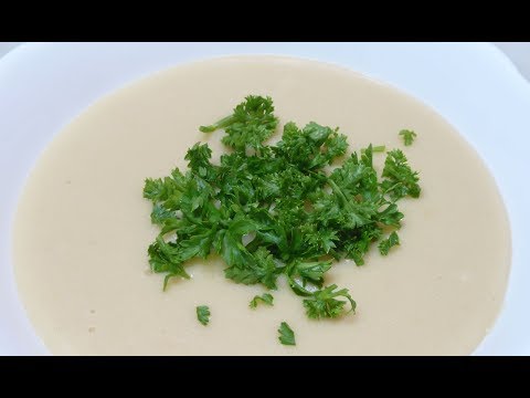 Видео рецепт Крем-суп из белой фасоли
