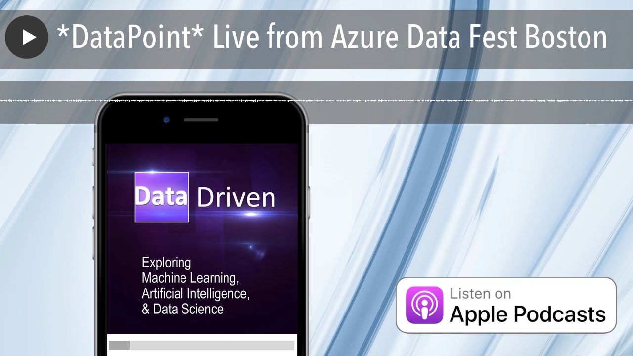 *DataPoint* Live from Azure Data Fest Boston