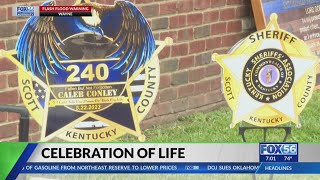Georgetown holds celebration of life for Deputy Caleb Conley