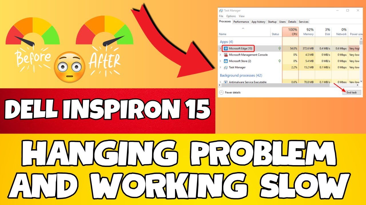 How To Solve Dell Inspiron 15 Hanging Problem, YouTube