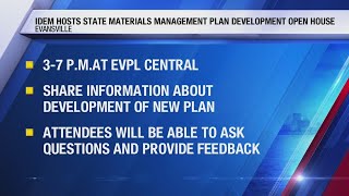 IDEM to host open house to share Indiana's State Materials Management Plan