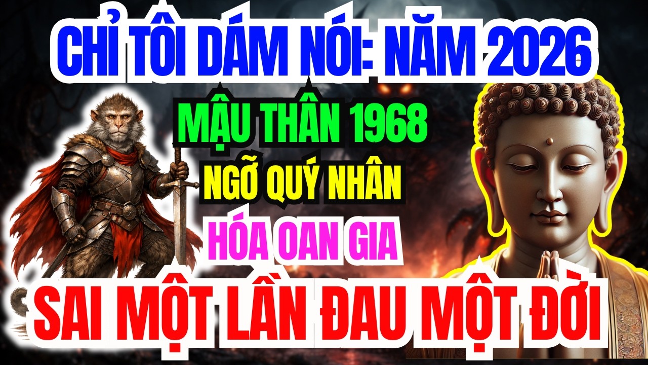 Chấn Động Năm 2026: Mậu Thân 1968 Ngỡ Quý Nhân Hóa Oan Nghiệp Sai Một Bước Trả Giá Cả Đời