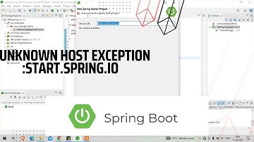How to Fix Unknown host exception:start.pring.io , Spring boot error 2023
