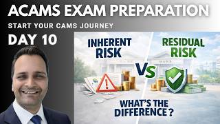 ACAMS Exam Preparation Day 10 | Inherent Risk vs Residual Risk | Risk Assessment | KYC Masterclass Update