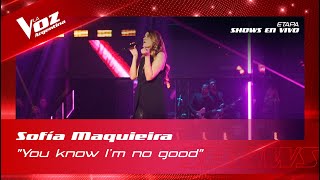 Sofía Maquieira - "You know I'm no good" - Shows en vivo 16vos - La Voz Argentina 2022