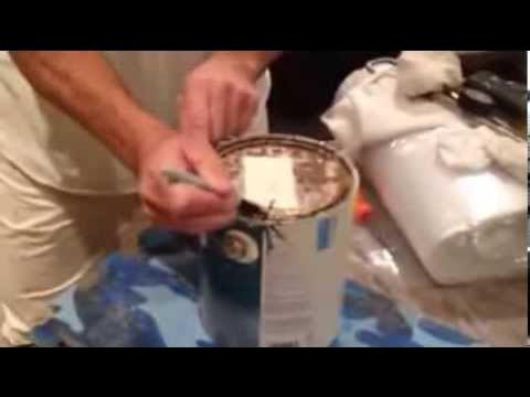 How To Open Behr Paint Can Pour Spout! Difficult the First Time #refin, Paint Furniture