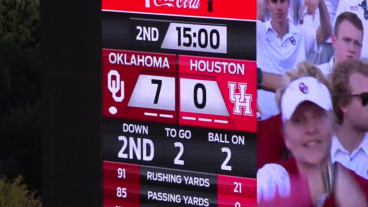 All-22 game film from the game between Oklahoma and Houston.