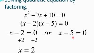 Test N 2 review  Section 1 5  Quadratic Equations
