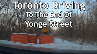 Toronto Driving North Along Yonge Street to Lake Simcoe