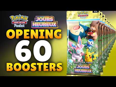 OUVERTURE BOOSTERS B3b JOURS HEUREUX sur POKEMON TCG POCKET !