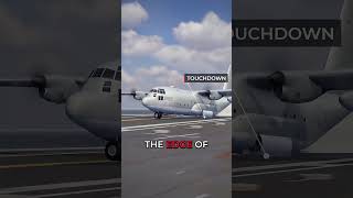 They Landed a C-130 on an Aircraft Carrier ✈️  #military #army