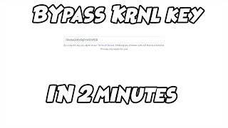 Bypass Krnl Key in just 2 Minutes