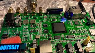 Трансивер Odyssey2  прием в программе Quisk.