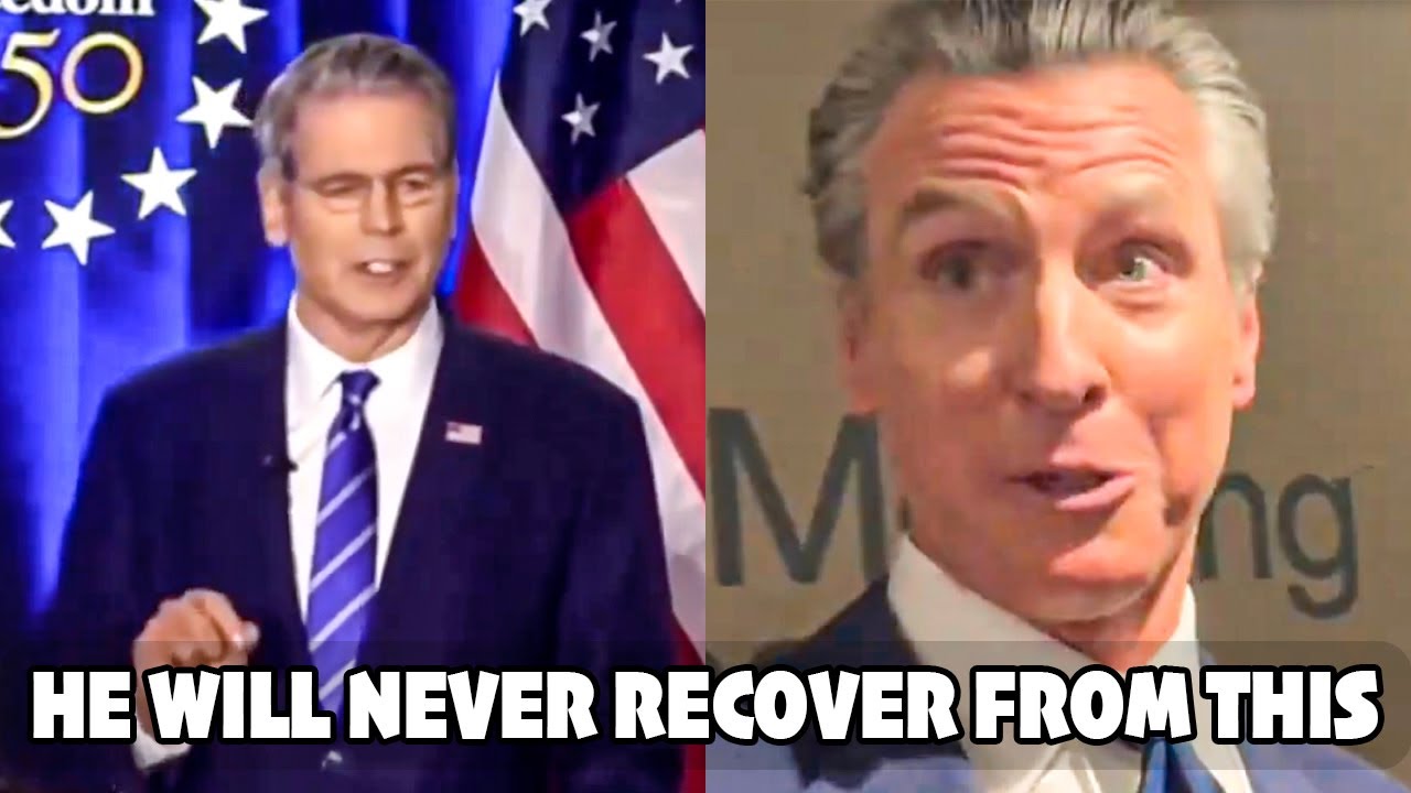 Scott Bessent Just DESTROYED Gavin Newsom With One Line In His Face