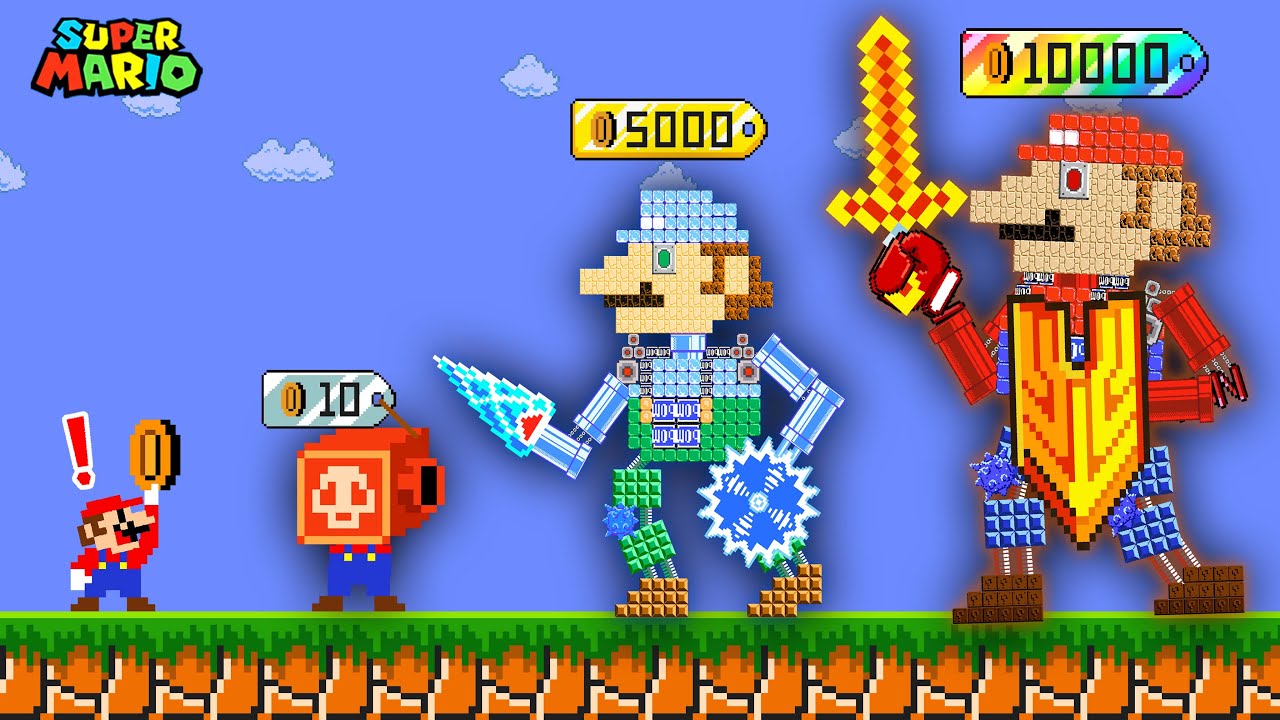 When Mario Buy the STRONGEST Robot in Mario Maze| POWER-UP MARIO