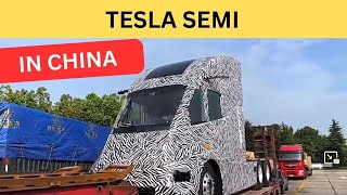 Footage Shows Tesla Semi Resembling in China With Mysterious Purpose