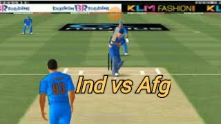 Real cricket game™GO Ind vs Afg || Sonic cricket