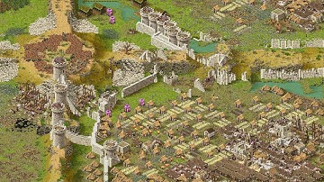 Stronghold 1 Definitive Edition - 2v2v2v2 CONQUEROR OF ALL | Multiplayer Gameplay (PC/UHD)