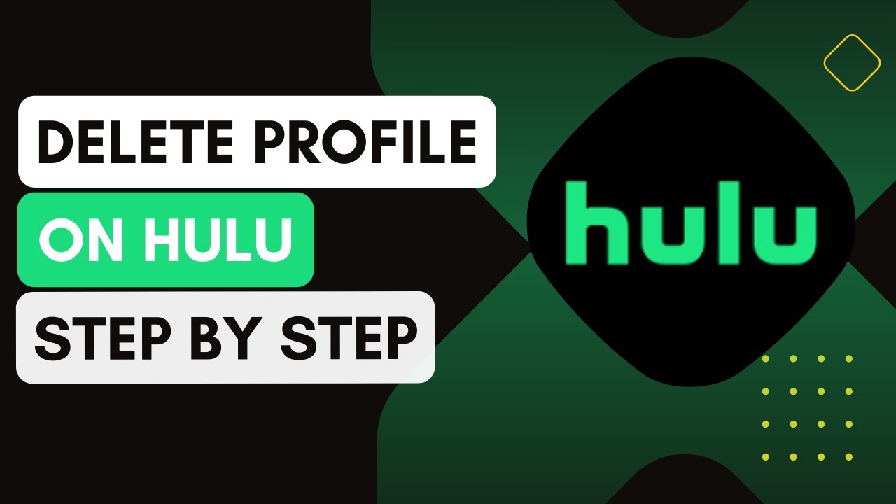 Hulu How To Delete A Profile ! - YouTube