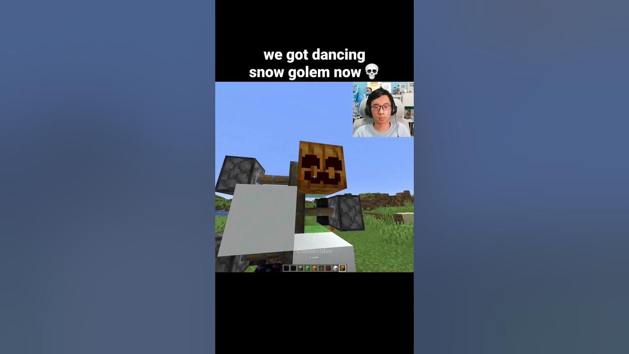 Minecraft Dancing Snow Golem Moment