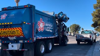Republic Services of Las Vegas, Nevada - Peterbilt McNeilus Garbage Trucks