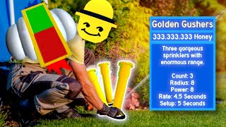 Getting The Golden Gushers in Bee Swarm Simulator