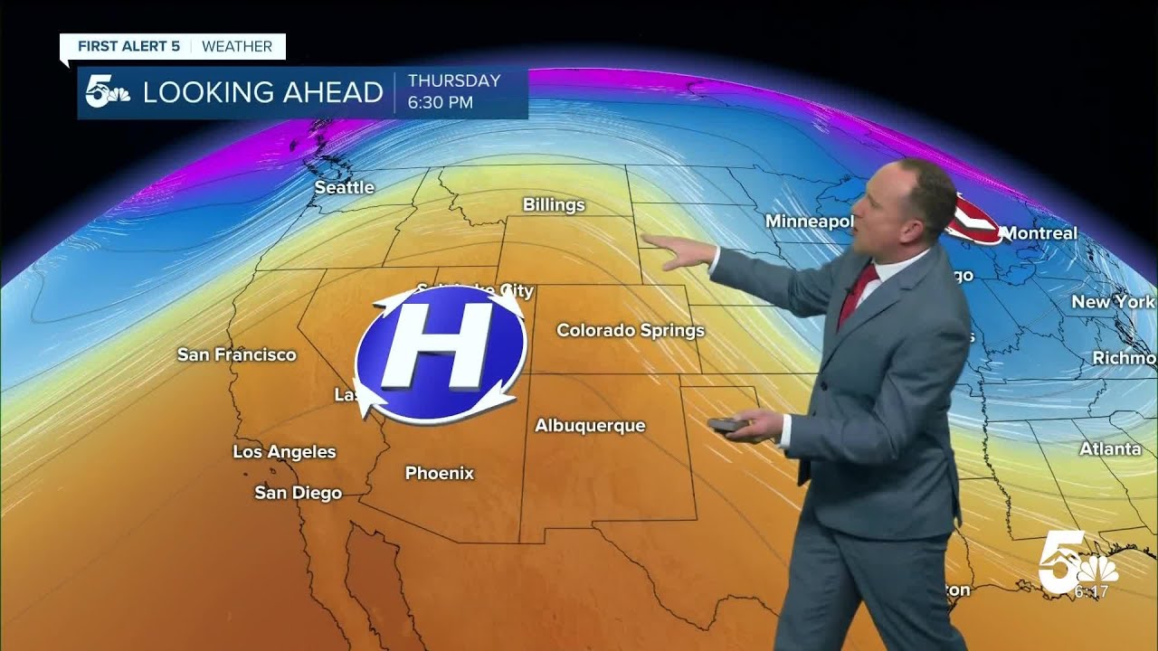 Above average highs Monday, with increasing wind by mid-week - YouTube