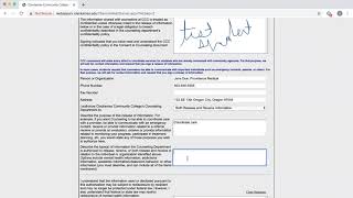 Release of Information Form