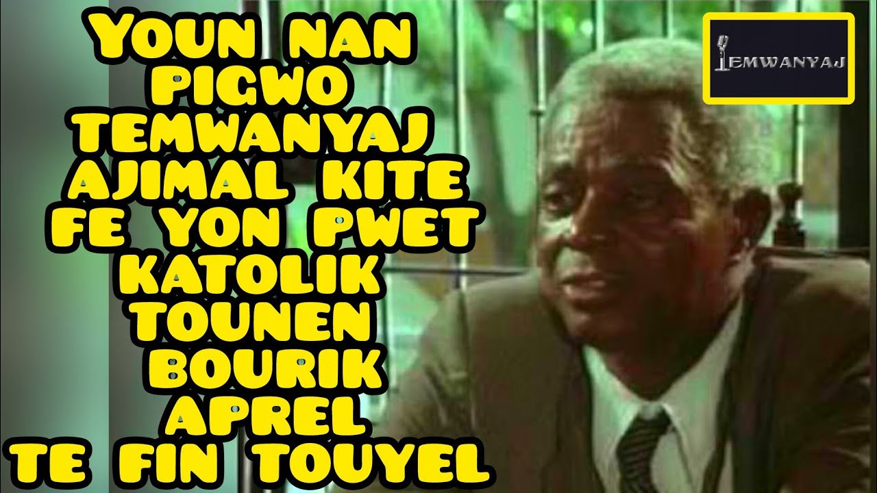 Youn nan pigwo temwanyaj ajimal kite fe yon pwet katolik tounen bourik aprel te fin touyel 