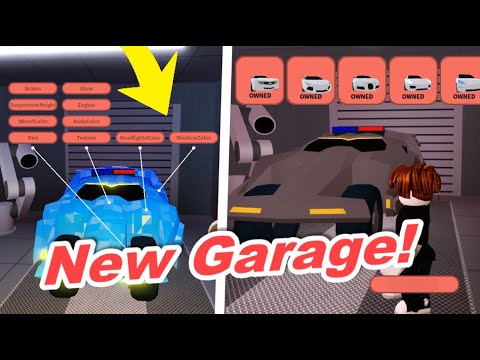 Jailbreak New Garage Update Roblox Jailbreak Mobile Garage Review Youtube - 20 jailbreak new garage roblox