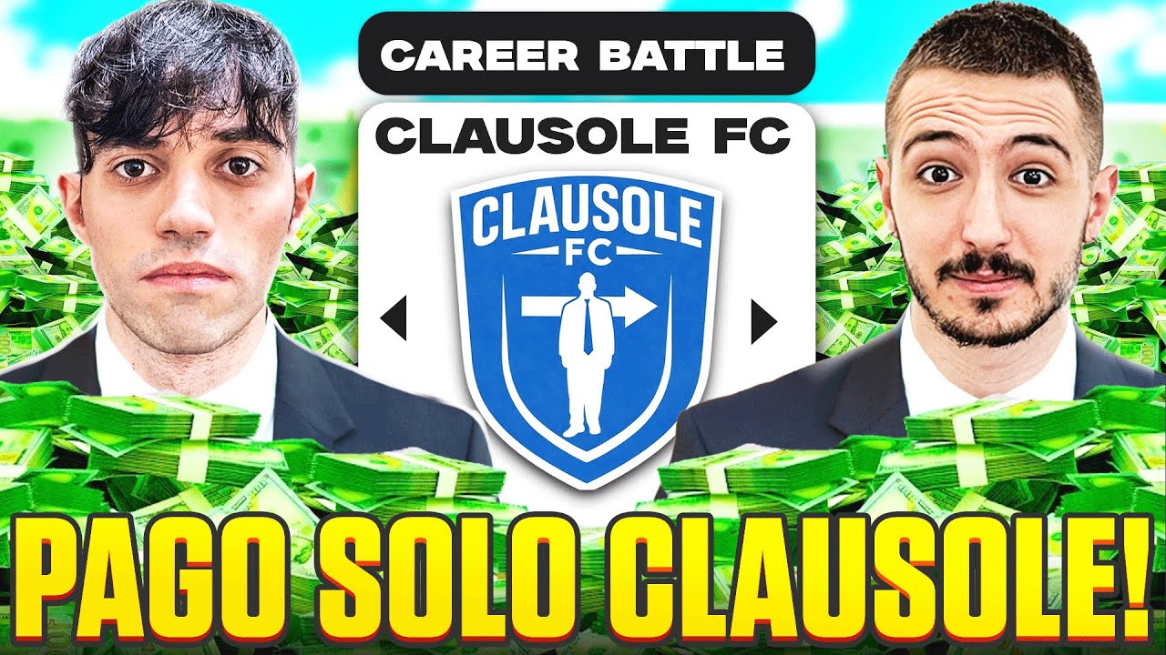CAREER BATTLE MA POSSIAMO PAGARE SOLO LE CLAUSOLE! - NUOVA SFIDA CONTRO V3NOM su FC26!