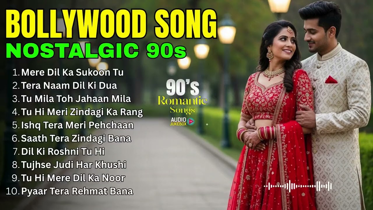 Calm Romantic Songs from 90s Bollywood for Relaxing Mood