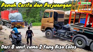 Mana Lebih Kuat  Scania vs Howo Truck Buatan cina di Tanjakan Extreme Batu Jomba