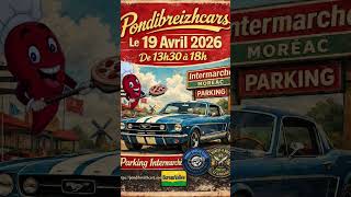 Le dimanche 19 avril, il y aura un rassemblement auto-moto sur le parking d'Intermarché à Moréac, 56