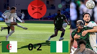 Alg 0-2 Nga Défaite Amère Avec Un Arbitrage Catastrophique...