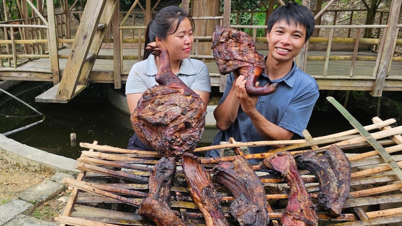 Harvesting together builds a family life. Linh's Life