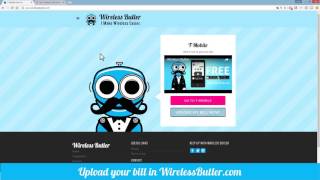 How to upload your T-Mobile bill to WirelessButler.com screenshot 5