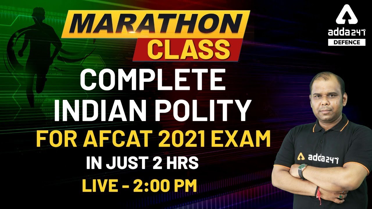 Complete Indian Polity for AFCAT 2021 Exam | In Just 2 Hrs Marathon Class | SSC Adda247