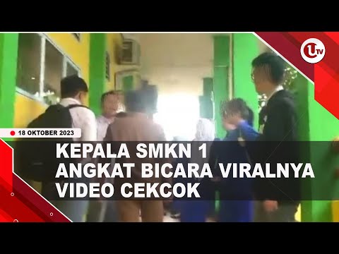 KEPALA SMKN 1 SESALKAN VIRALNYA VIDEO CEKCOK GURU DAN SISWA | U-NEWS