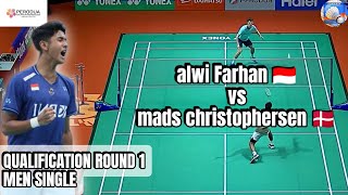 Alwi Farhan vs Mads Christophersen | Qualification Round 1 Perodua Malaysia Masters 2024