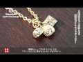 K18 スリーストーン　ダイヤモンドネックレス K18 Trois Lumiere 3-Stone Diamond Necklace