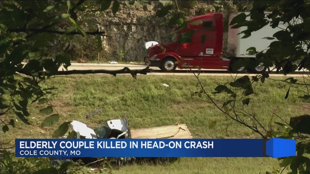 Elderly St. Louis County couple killed in head-on crash - YouTube