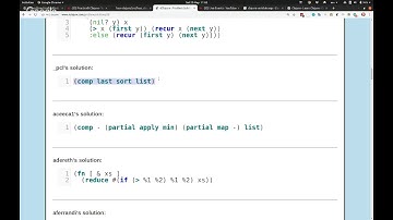 Practicalli Clojure 28 - 4Clojure 35 to 38