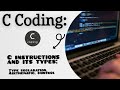 C programming: A comprehensive tutorial on c instructions and its types.🤓📚👨💻